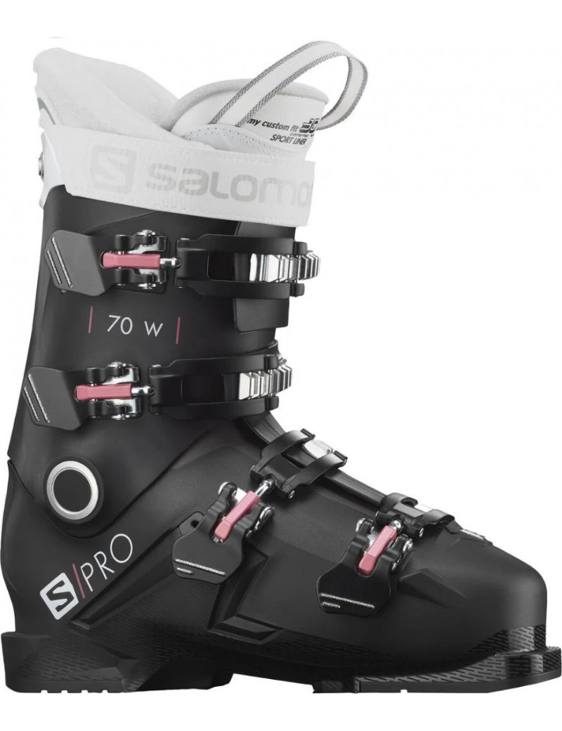 CHAUSSURE DE SKI SALOMON S PRO 70 W BLK PINK WHI 23 1 CHAUSSURE DE SKI SALOMON S PRO 70 W BLK PINK WHI 23