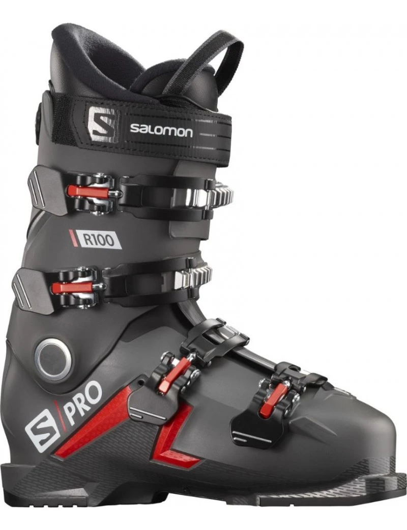 CHAUSSURE DE SKI SALOMON S PRO R 100 SIL BLK RED 23 1 CHAUSSURE DE SKI SALOMON S PRO R 100 SIL BLK RED 23